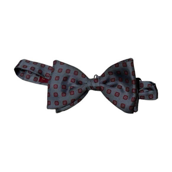 Ralph Lauren Blue, Gray, and Brown Bow Ties - Picture 3 of 9